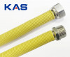 Подводка сильфонная с полимерным ПВХ-покрытием, DN12, 1/2", L=0,75-1,50 м, г/ш, KAS (Турция)